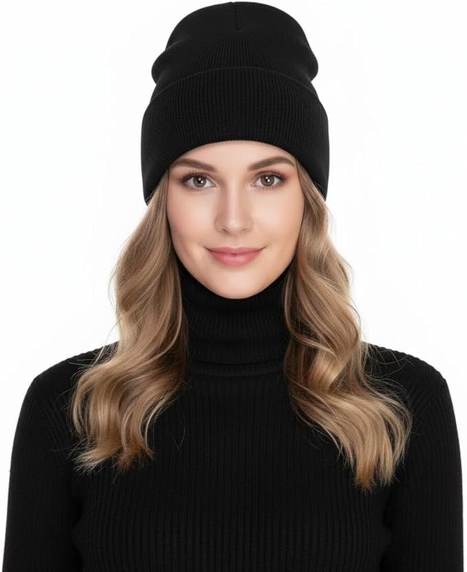 Silky Satin-Lined Winter Beanie