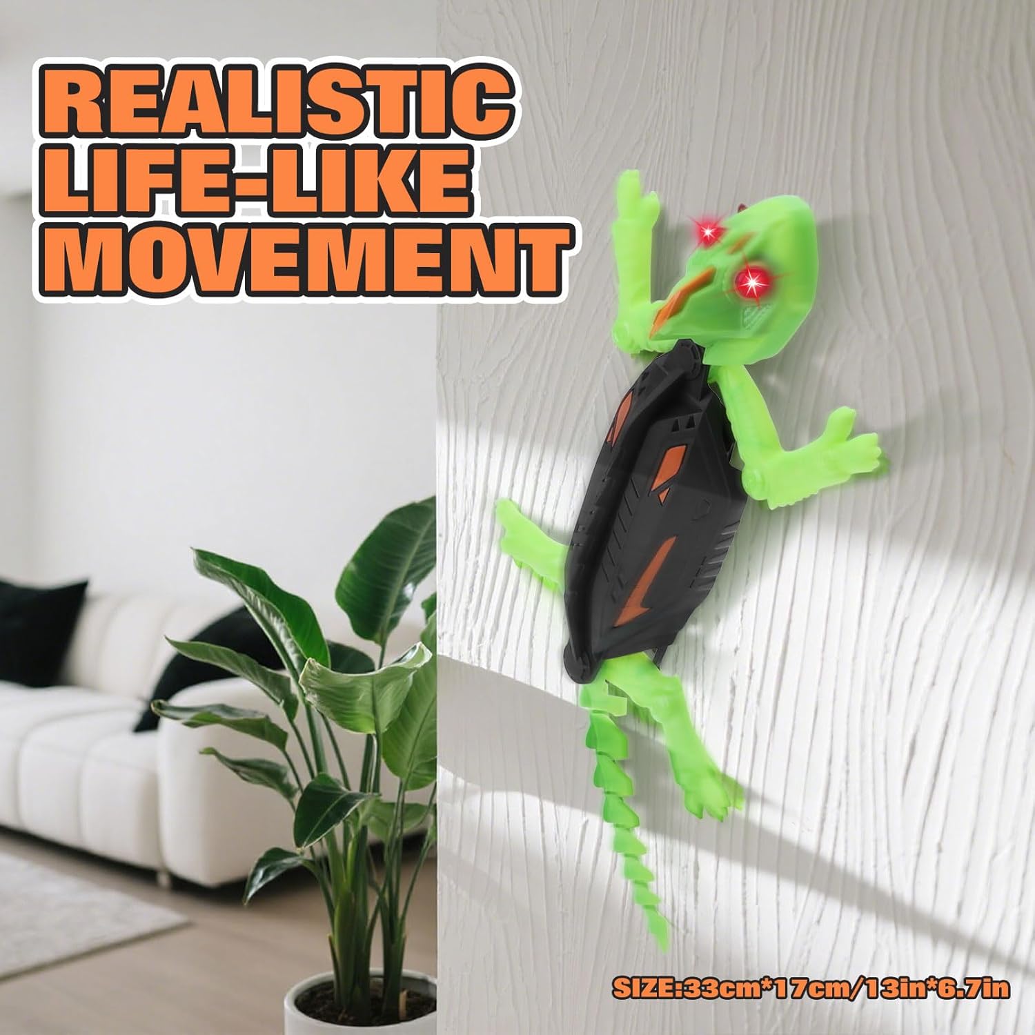Wall Climbing Remote Control Gecko Toy