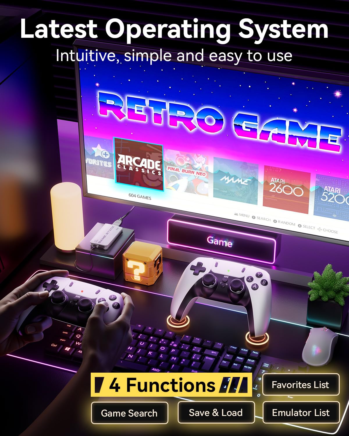 Retro Gaming Console Stick