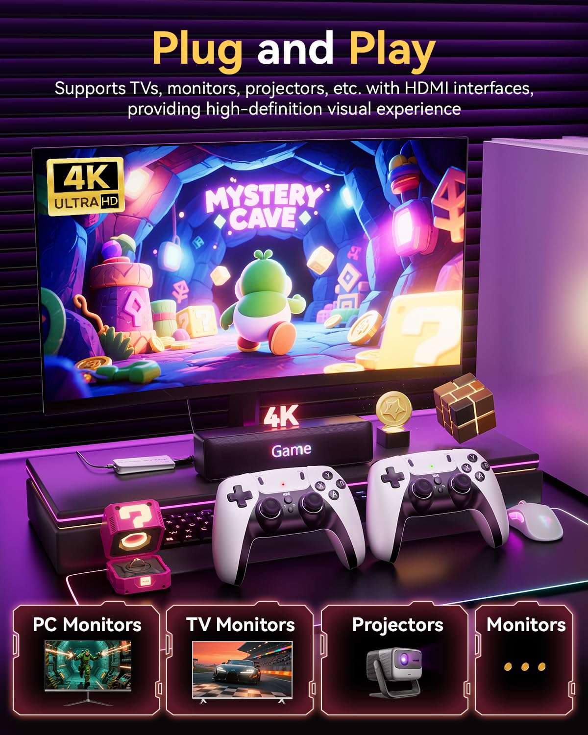 Retro Gaming Console Stick