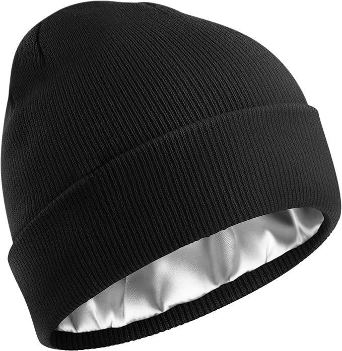 Silky Satin-Lined Winter Beanie