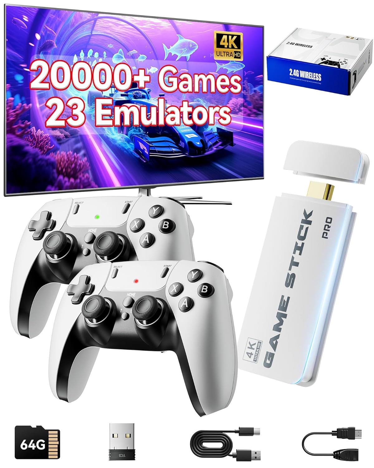 Retro Gaming Console Stick