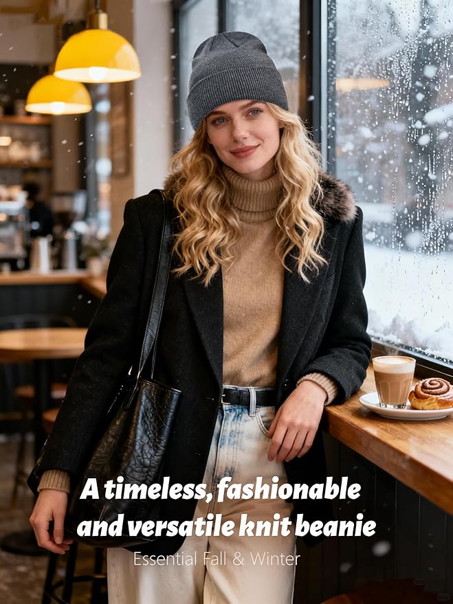 Silky Satin-Lined Winter Beanie