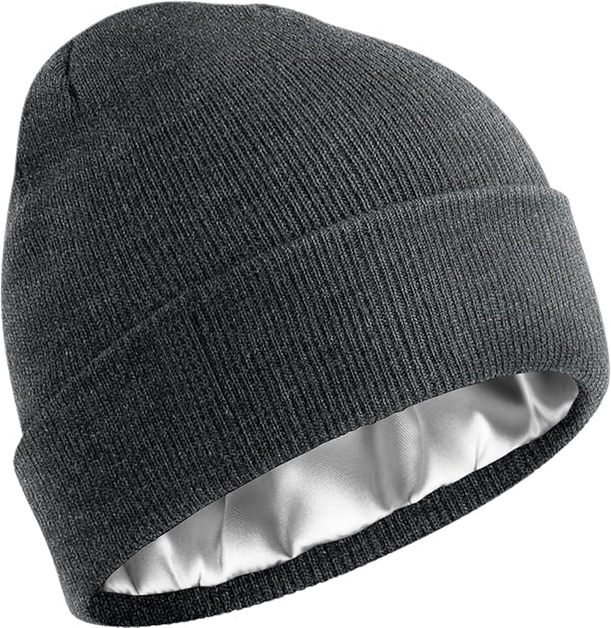Silky Satin-Lined Winter Beanie