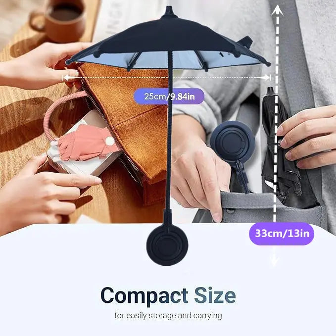 Portable magnetic phone Umbrella