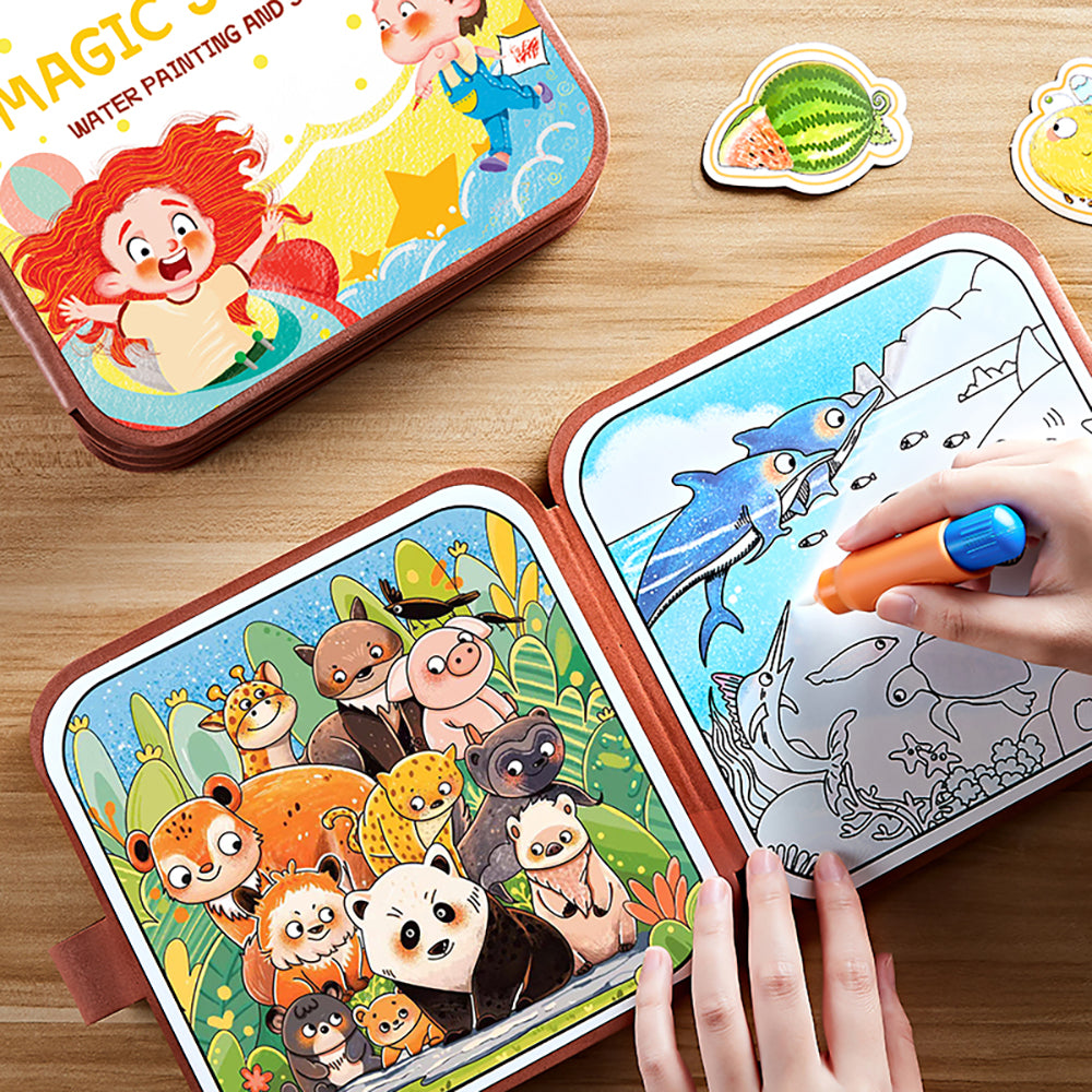 Magic Water Coloring Book