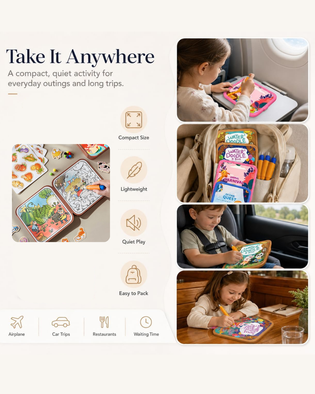 Magic Water Coloring Book
